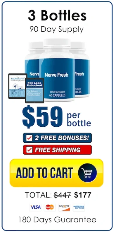 Nerve Fresh 3 bottles – 90 day supply
